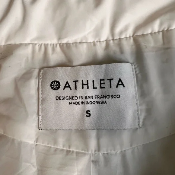 Athleta bomber jacket white - Picture 4 of 4